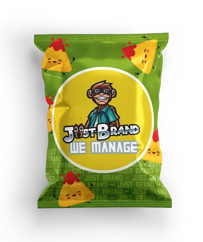 "We Manage" crisp packet image