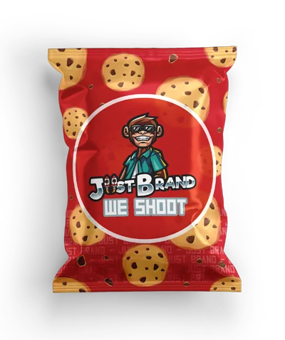 "We Shoot" crisp packet image